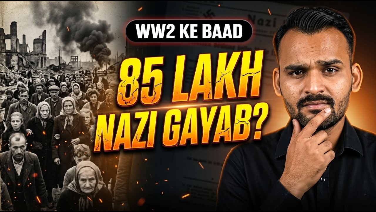 Hitler Ki Maut Ke Baad 85 Lakh Nazi Kahan Gaye? | Zero Hour 1945 #WW2