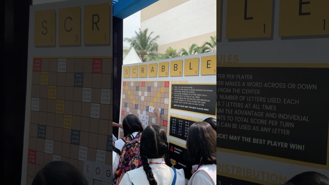 Scrabble Board | Literature Live! The Mumbai LitFest 2024