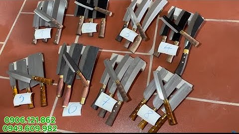 🥰🥰TỪ 1-8 CÁC BÁC CHỌN SỐ MẤY Ạ TOÀN NHỮNG BỘ DAO BẾP CHUẨN THÉP NHÍP 100% 