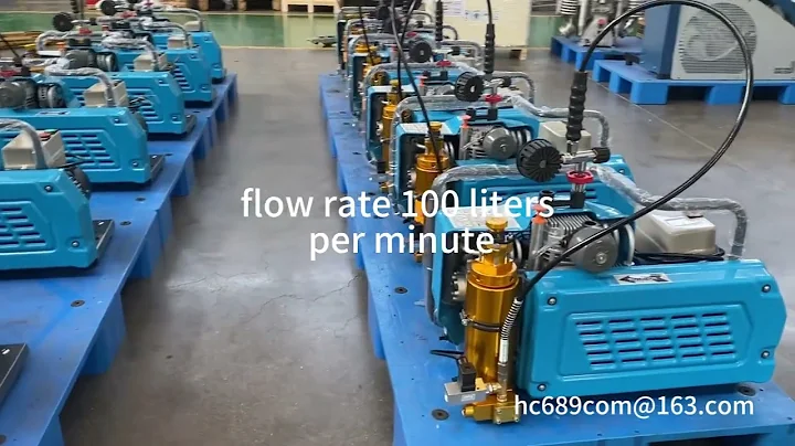 The HC-W100 breathing air compressor is a similar model to the BAUER100 breathing air compressor.