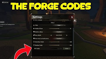 The Forge Codes (2025) | Roblox