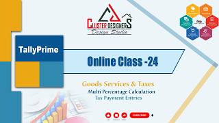 Master Multi percentage of GST Rate calculation in TallyPrime
