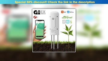 Unboxing ZIGBEE Plant Monitor Outdoor Soil Temperature Meter Moisture Humidity Tester Sensor Garden