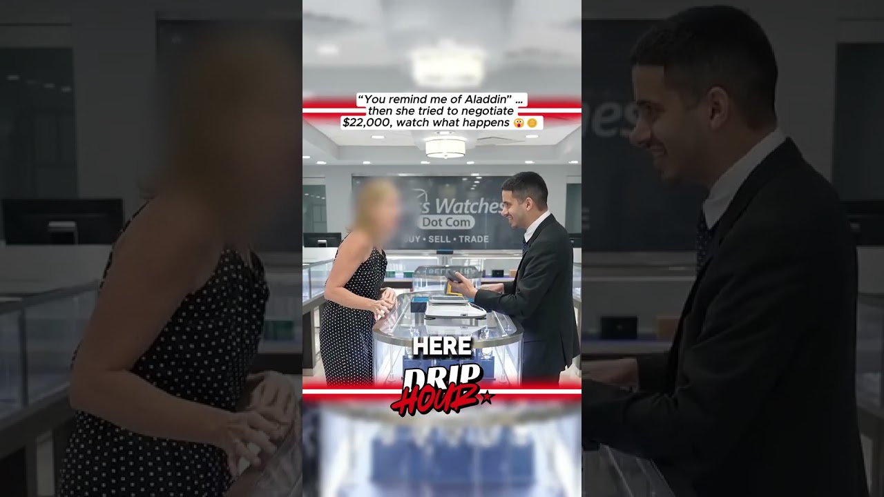 She said he looks like Aladdin… then dropped $20,000 in gold 😳💰 