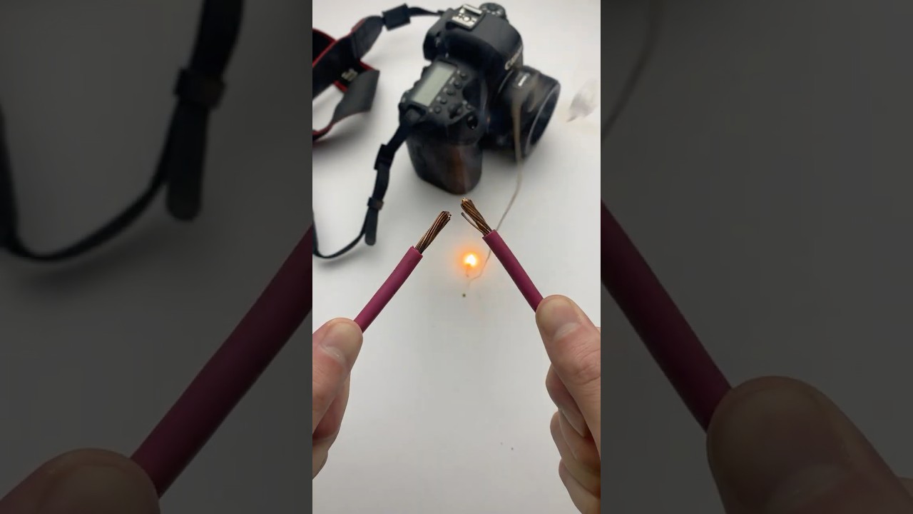A Spark Instead of a Camera Flash