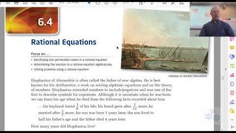 PC 20 6.4 Rational Equations