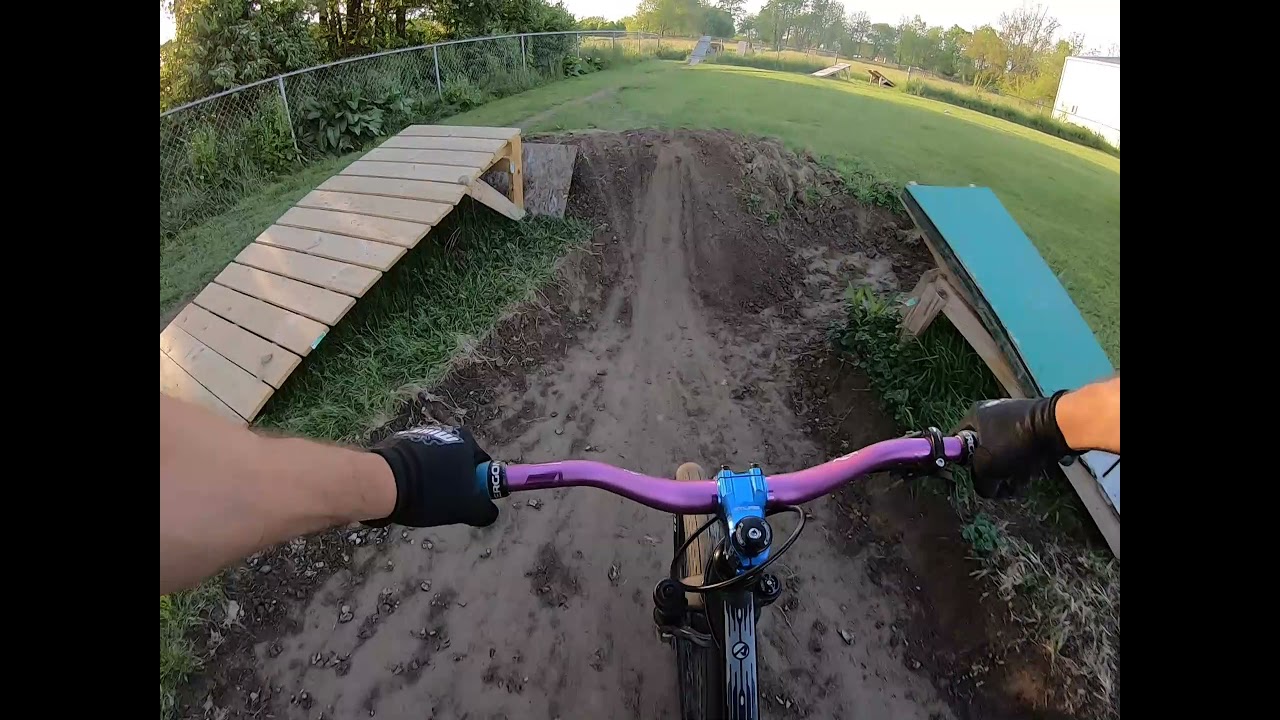 New Halo Chaos rear wheel in the backyard 5-18-21