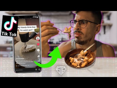 טיקטוק מחליט מה אני אוכל במהלך היום אתגר 24 שעות מצחיק רצח 