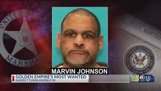 Most Wanted suspect turns himself in