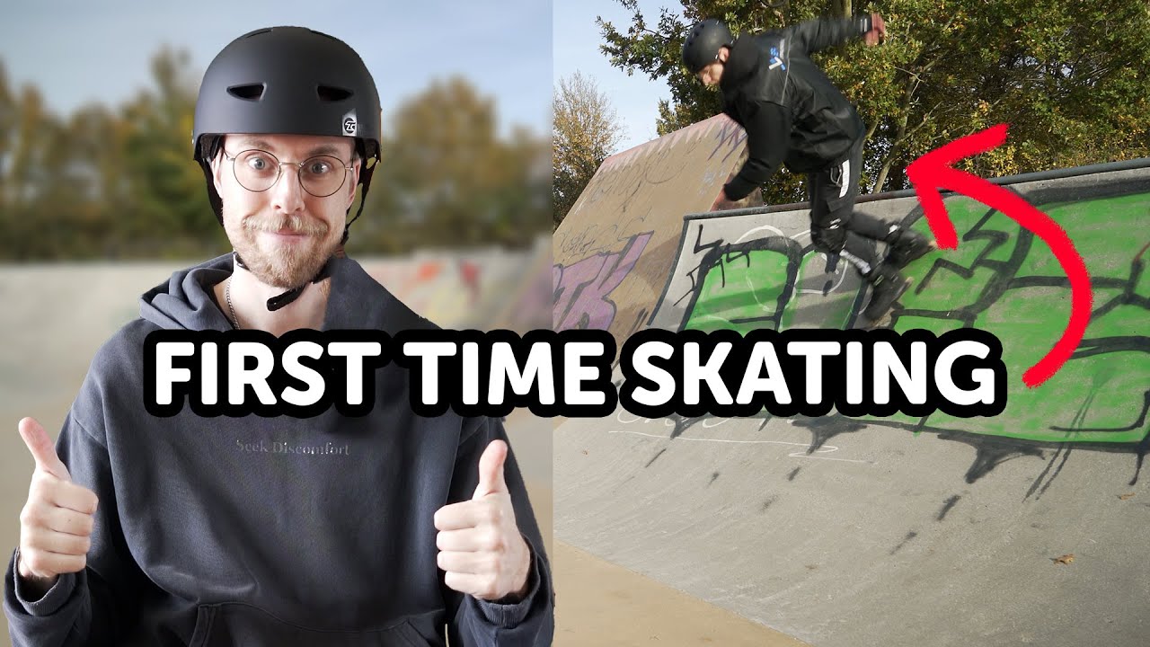 I tried aggressive inline skating for the first time (15 days progress) part 1