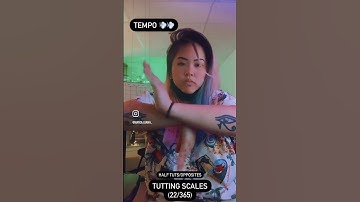 #Tutting Scales (22/365): Half Tuts/Opposites #tuttingchallenge  #fingertutting #tutorial #dance