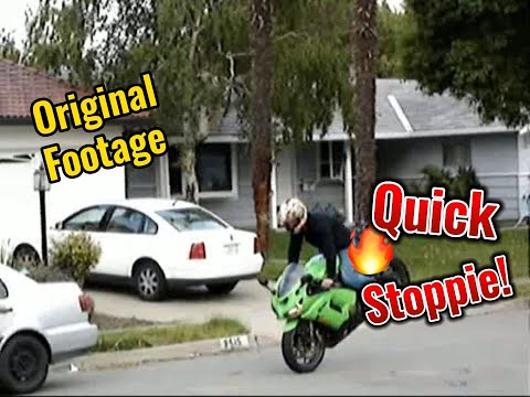 Stopping a Motorcycle: Quick-Stoppie Technique