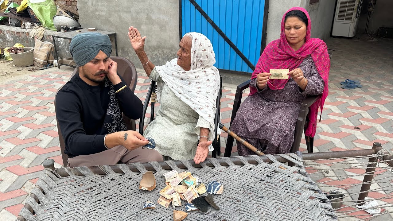 ਹਰਮਨ ਨੇ ਬੇਬੇ ਦੀ ਬੁਗਨੀ ਤੋੜ ਦਿੱਤੀ , ਬੇਬੇ ਨੂੰ ਗੁੱਸਾ ਚੜ ਗਿਆ 