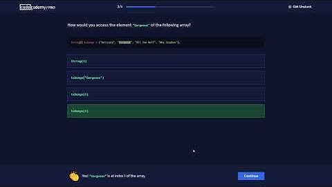 Learn Java - 5.1 Java Arrays Quizz | Codecademy Walkthrough