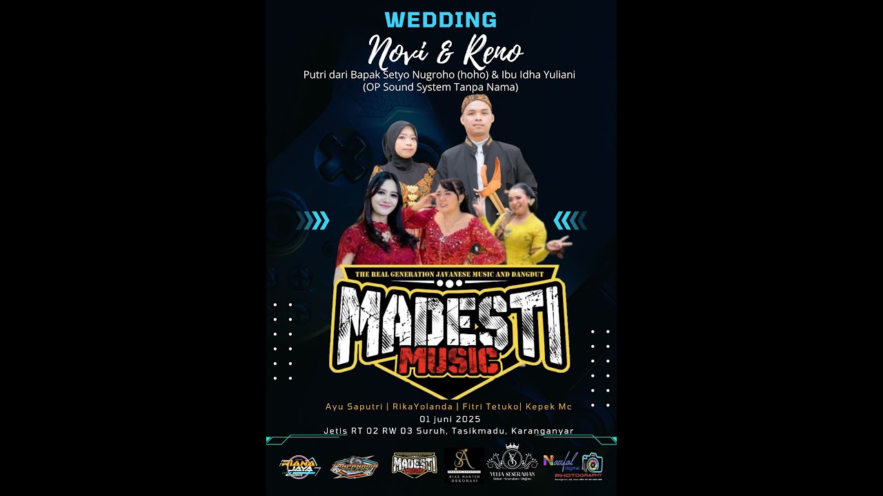 LIVE PART #2  MADESTI MUSIK | WEDING DWI & RENO || TANPA NAMA AUDIO || RIANAJAYA MULTIMEDIA