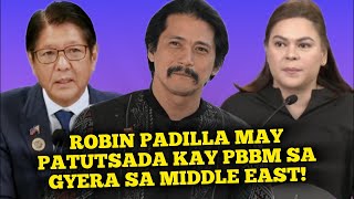 Kent Garcia is live! Hala! Robin Padilla may Patutsada kay Pbbm tungkol sa Gy*ra sa Middle East!