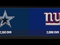 NFL on CBS MADDEN MOBILE25 [ DAL VS NYG ]