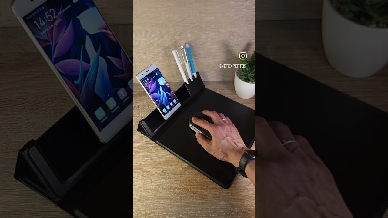 Mouse Pad con soporte de celular y lapicero Newo 