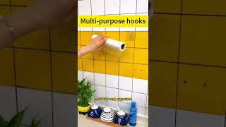 Multi purpose hooks #multipurpose #hook #multi-purpose #homestorage #lifetips #usefulthings #diy