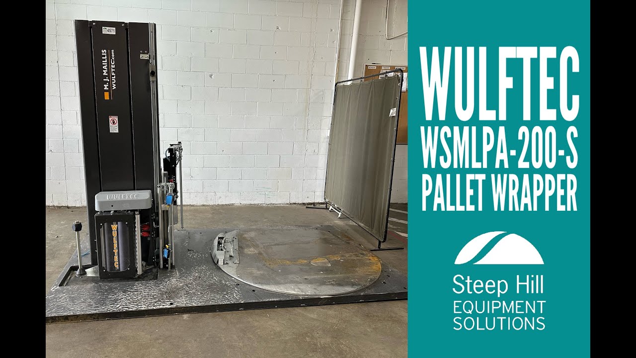 Wulftec WSMLPA-200-S Pallet Wrapper Test (4571)