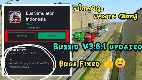 New Update Bussid V3.6.1..❣️👌 |  Bugs Fixed | New Features Added | Full Review | #bussidmods