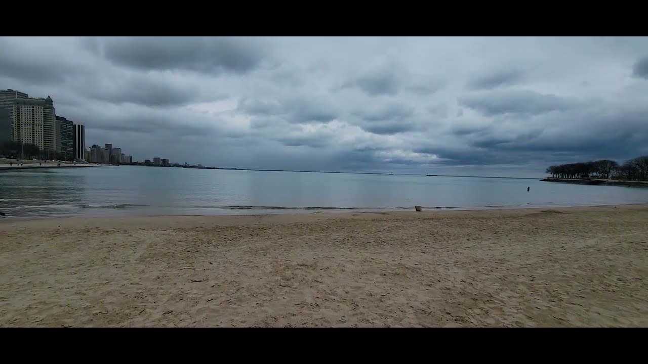 Swimming? Ohio Street Beach Chicago, IL 4-17-24