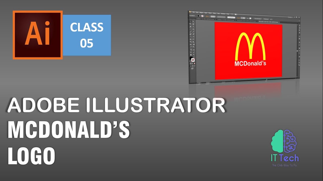 How To Create MCDonald s Logo Adobe illustrator Training Class how-to-create-mcdonald-s-logo-adobe-illustrator-training-class