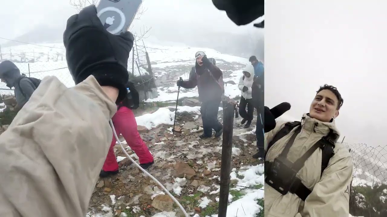 #17: جبل تيزيران🏔️فوسط عاصفة ثلجية🥶❄️باب برد