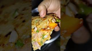 5-Minute Leftover Roti Pizza | Crispy Chapati Taco Recipe 🌮🔥