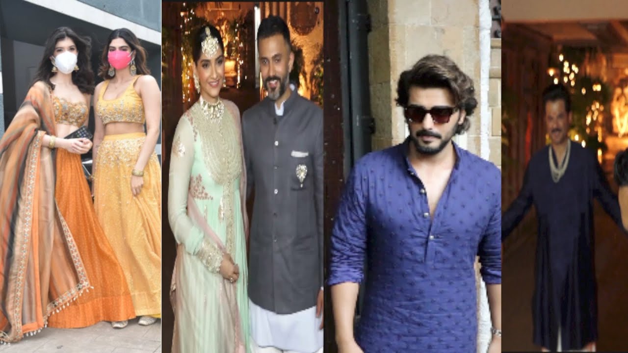 Rhea Kapoor’s Wedding |Anil Kapoor,Sonam Kapoor,Arjun Kapoor,Janhvi Kapoor