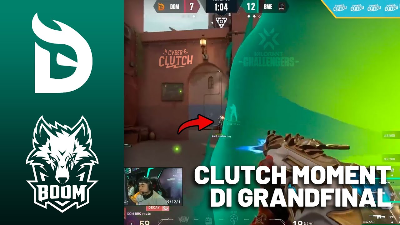 Kompilasi Clutch Moment Team Dominatus vs BOOM Esports Valorant Challengers Split 2 Indonesia
