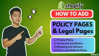 How To Add Store Policies And Legal Pages On Shopify in Hindi 2024