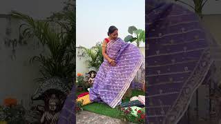 Dhakai Jamdani Festival Saree no.3 #puresilk #reshamsaree #muslinsaree #handloomheritage #probashi