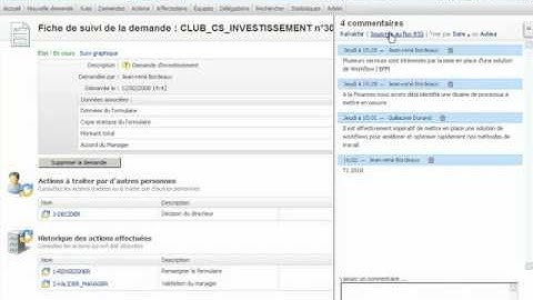Logiciel BPM par WorkflowGen - Gestion des Commentaires