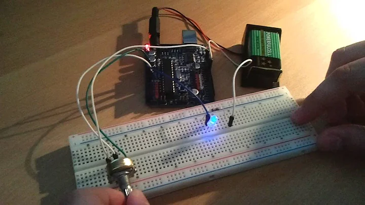 Arduino - Potentiometer + LED