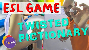 Linguish ESL Games // Twisted Pictionary (4 fun ways) // LT43
