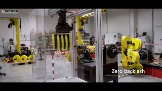 Actuator DriveSpin® DSM application for 2 axis rotary manipulator.
