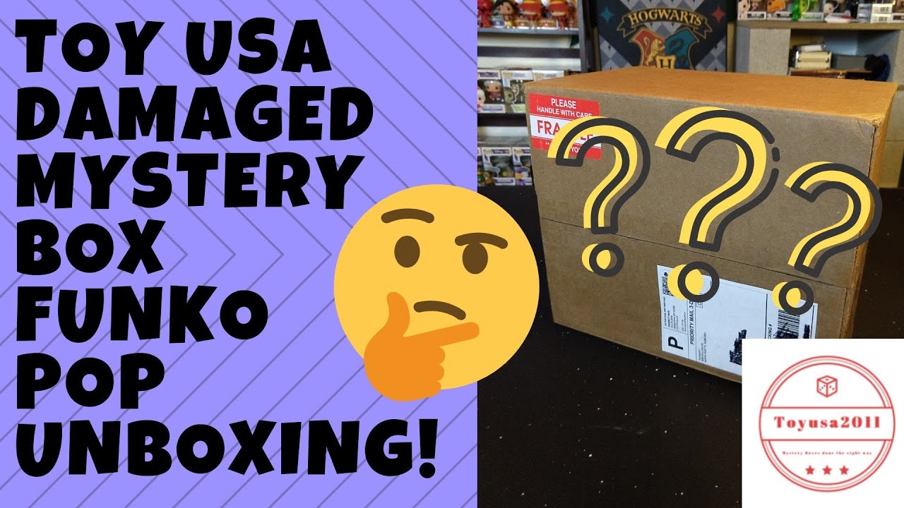 Toy USA Damaged Mystery Box Funko Pop Unboxing! YouTube