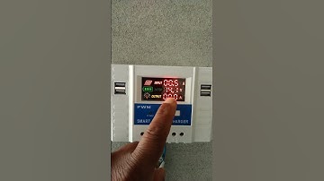 PWM solar charging controller working #shorts #youtubeshorts #mrfahidelectricdiy