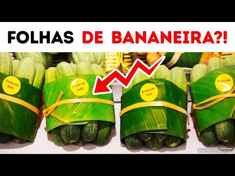 Vídeo: Folhas De Bananeira Substituindo Embalagens Plásticas De Alimentos