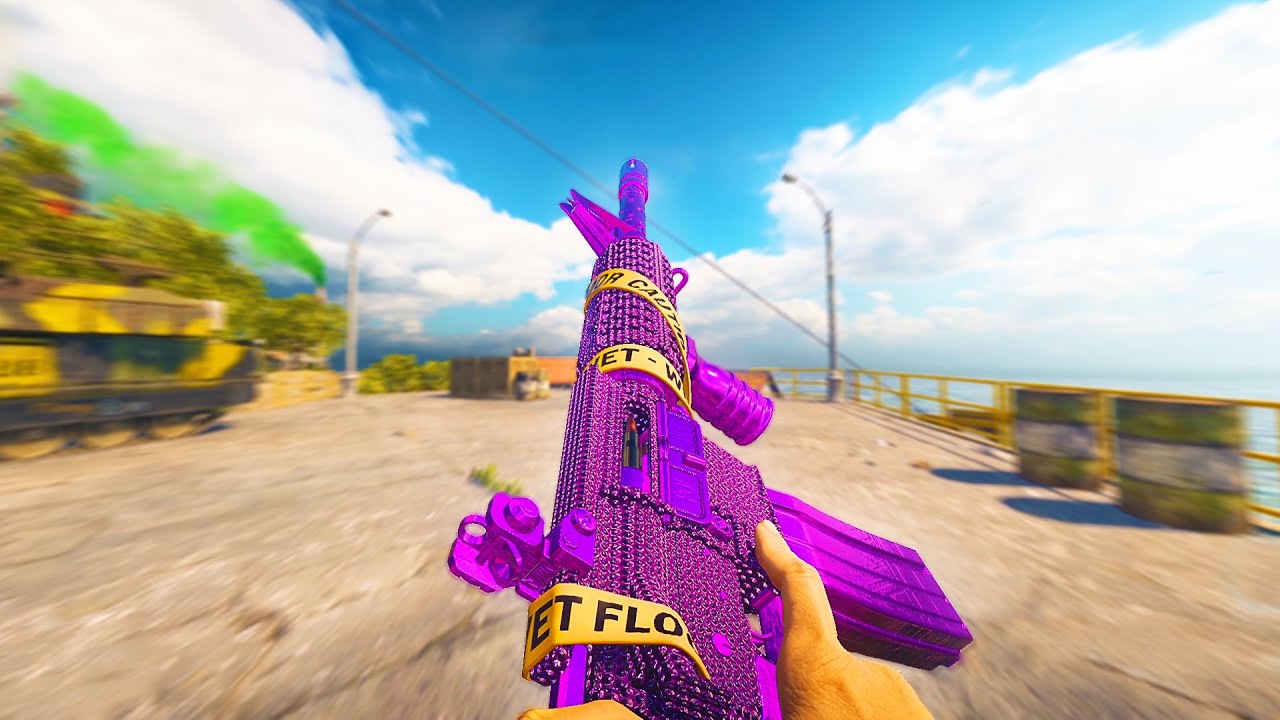 my new favorite gun in warzone YouTube