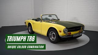 Triumph TR6 | Restored | Unique colour scheme | 1971 -VIDEO- www.ERclassics.com screenshot 5