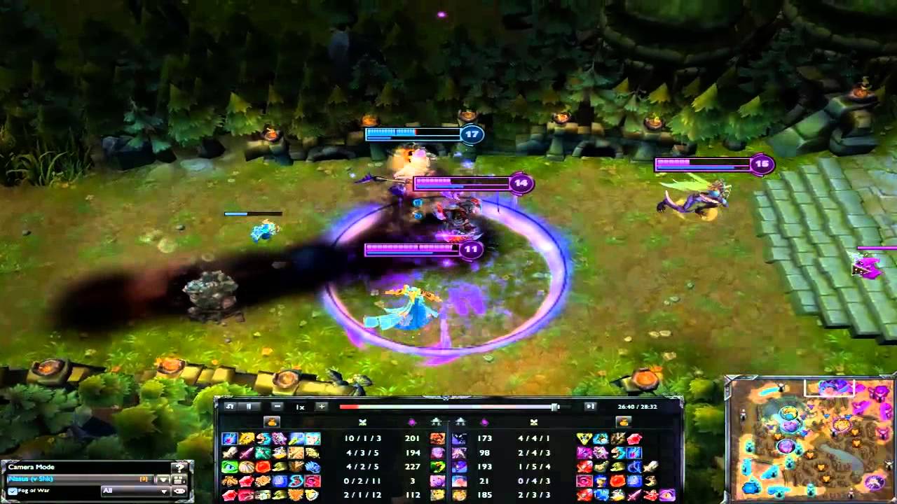 League of Legends - Diamond League Nasus Play