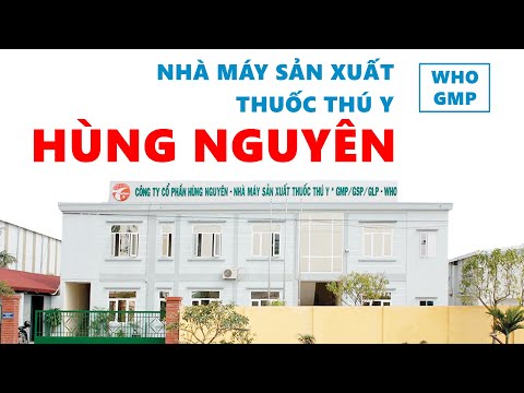 Video Nhà máy GMP WHO sản xuất thuốc thú y Hùng Nguyên - youtube
