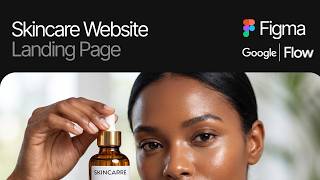 Building a Landing Page Website | Figma Design | skincare website