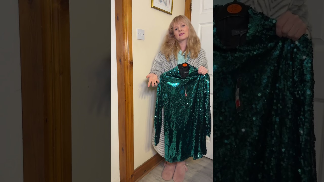I got a sequin dress in Penneys for just €5 