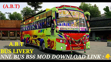 ABT BUS LIVERY BUS SIMULATOR INDONESIA NNL PRIVATE BUS MOD IN BUSSID