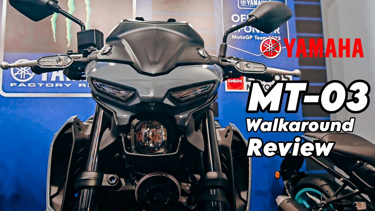 Yamaha MT03 First Look Walkaround Review