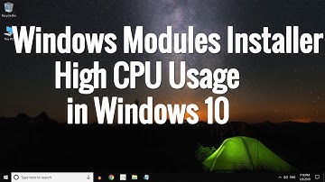 Fix: Windows Modules Installer High CPU Usage in Windows 10
