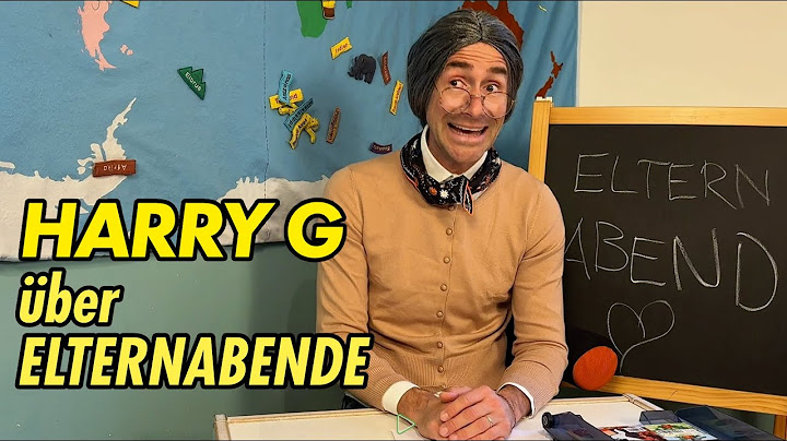 Harry G über Elternabende
